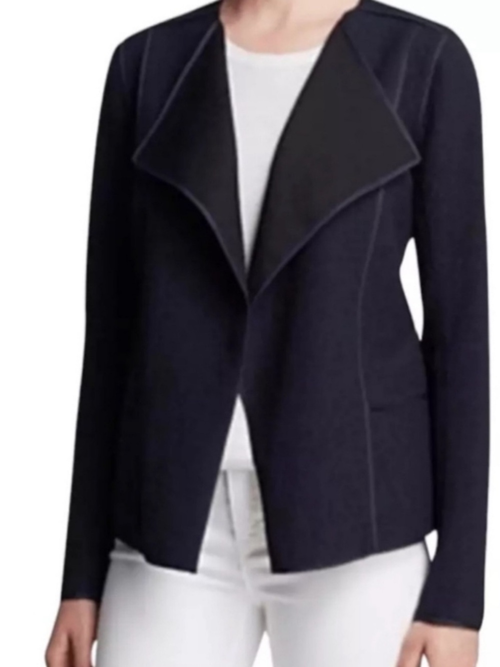 Vince Boucle Jacket Black Large